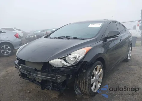 2011 Hyundai Elantra Limited z USA, uszkodzony, nr VIN 5NPDH4AE0BH052293